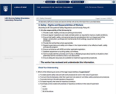LSC Safety Orientation